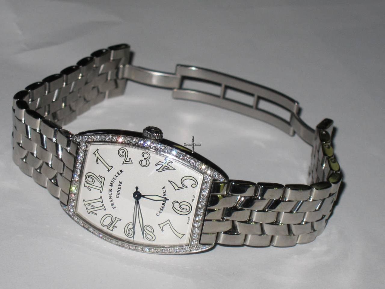 Franck Muller Casablanca Automatic Men's Watch With Steel Case and Strap Authentic Luxury Timepiece