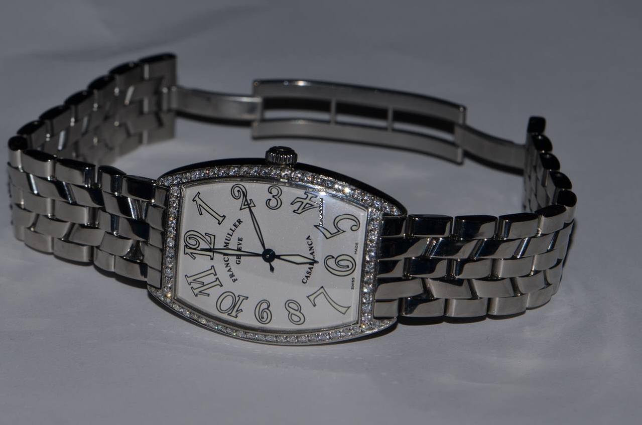 Franck Muller Casablanca Automatic Men's Watch With Steel Case and Strap Authentic Luxury Timepiece