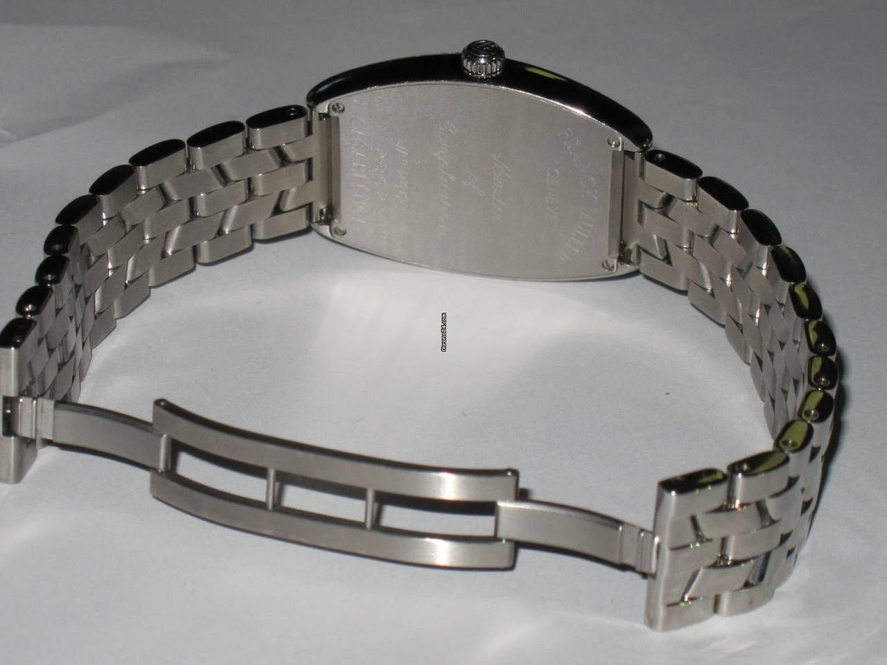 Franck Muller Casablanca Automatic Men's Watch With Steel Case and Strap Authentic Luxury Timepiece