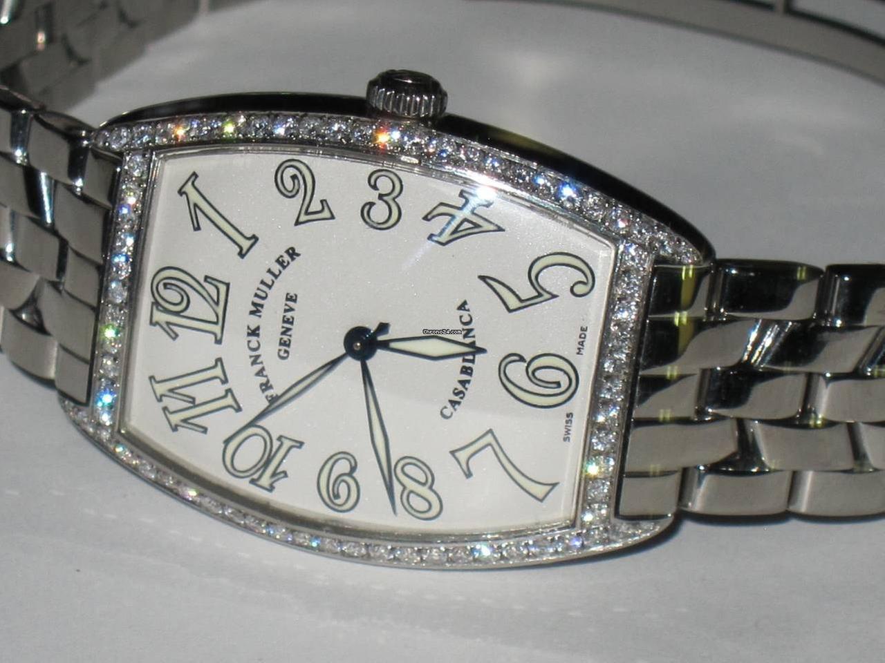 Franck Muller Casablanca Automatic Men's Watch With Steel Case and Strap Authentic Luxury Timepiece