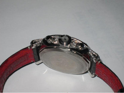 Panerai Ferrari Automatic Men's Watch Steel Case With Leather Strap Authentic Luxury Timepiece