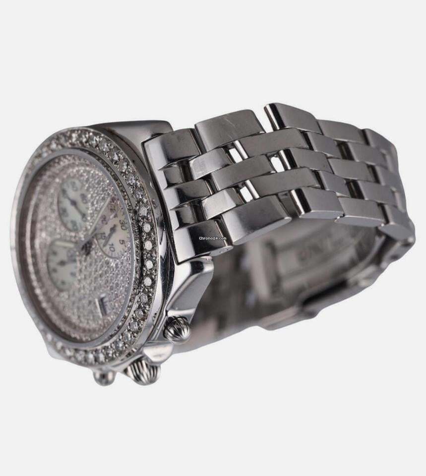 Breitling Windrider Automatic Unisex Watch With Steel Case and Strap Authentic Luxury Timepiece