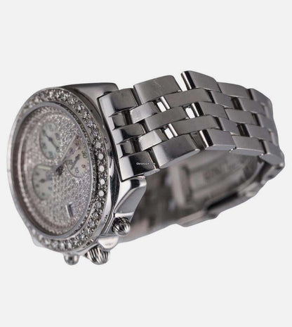 Breitling Windrider Automatic Unisex Watch With Steel Case and Strap Authentic Luxury Timepiece