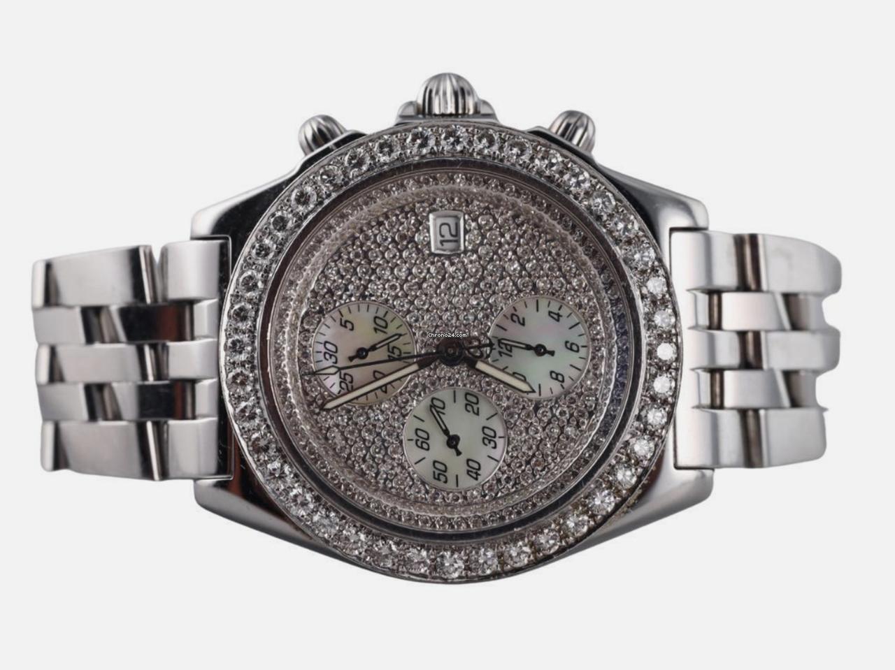 Breitling Windrider Automatic Unisex Watch With Steel Case and Strap Authentic Luxury Timepiece