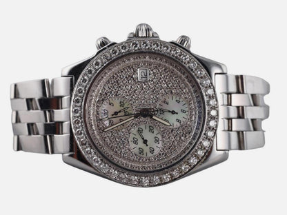 Breitling Windrider Automatic Unisex Watch With Steel Case and Strap Authentic Luxury Timepiece