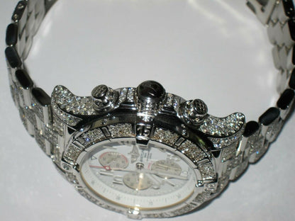 Breitling Super Avenger Automatic Unisex Watch With Steel Case and Strap Authentic Luxury Timepiece