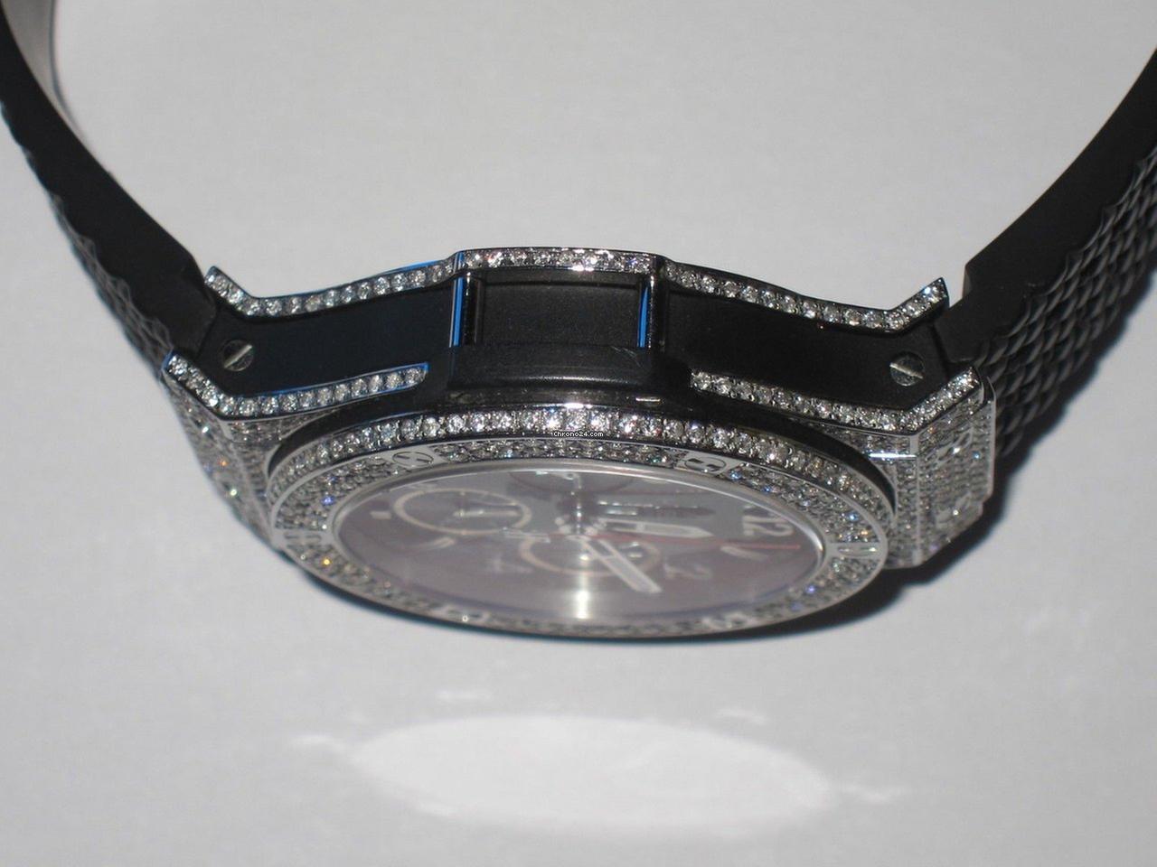 Hublot Big Bang Automatic Men's Watch Steel Case With Rubber Strap Authentic Luxury Timepiece