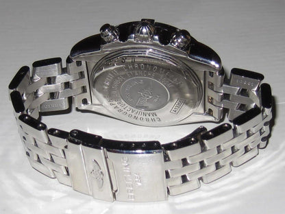 Breitling Chronomat Evolution Automatic Unisex Watch With Steel Case and Strap Authentic Luxury Timepiece