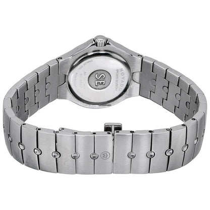 Movado Sports Edition Quartz Men's Watch With Steel Case and Strap Authentic Luxury Timepiece