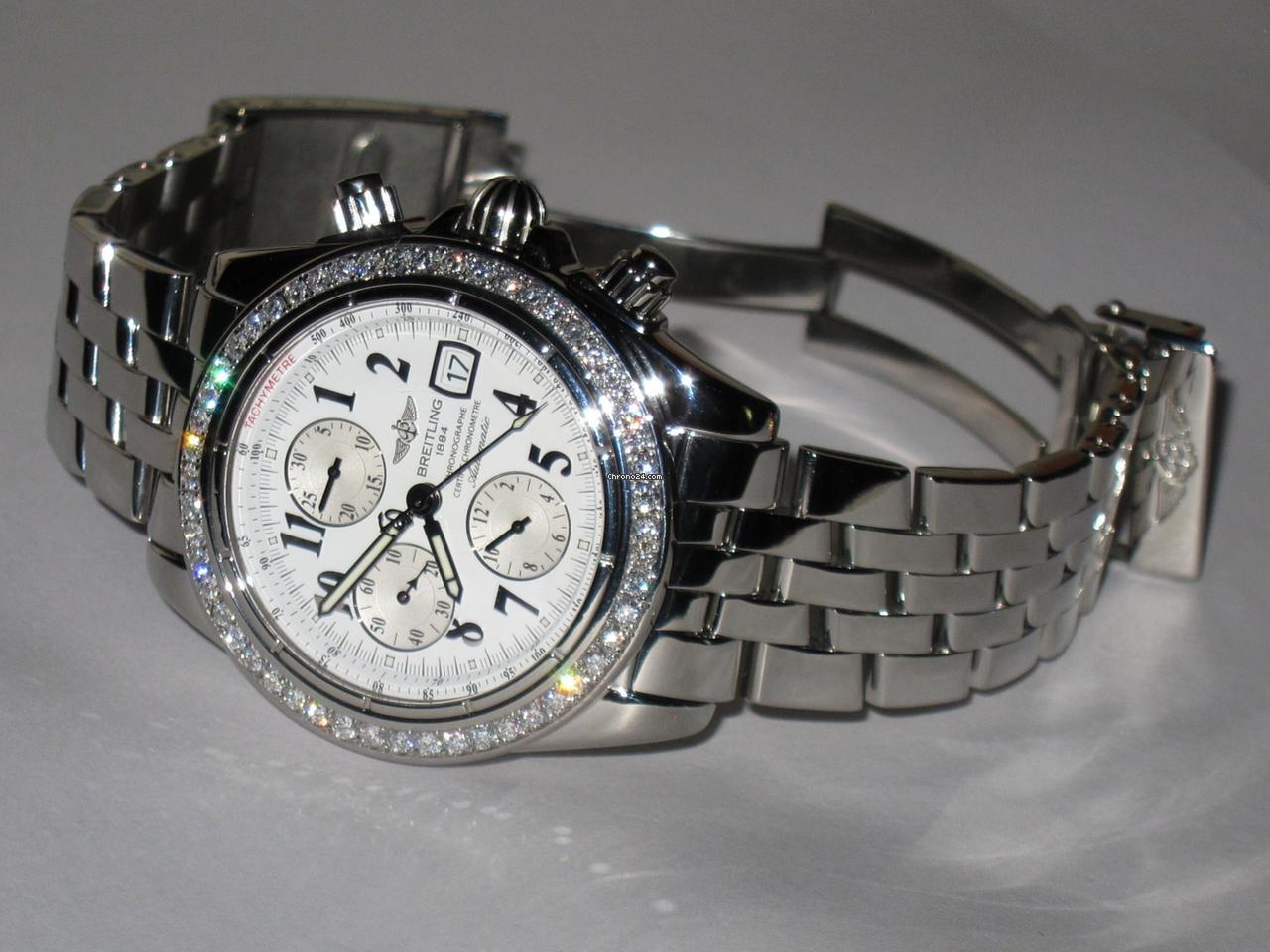 Breitling Chronomat Evolution Automatic Unisex Watch With Steel Case and Strap Authentic Luxury Timepiece