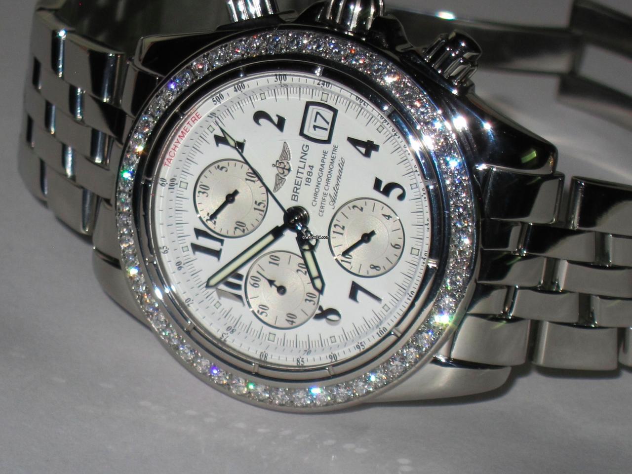 Breitling Chronomat Evolution Automatic Unisex Watch With Steel Case and Strap Authentic Luxury Timepiece