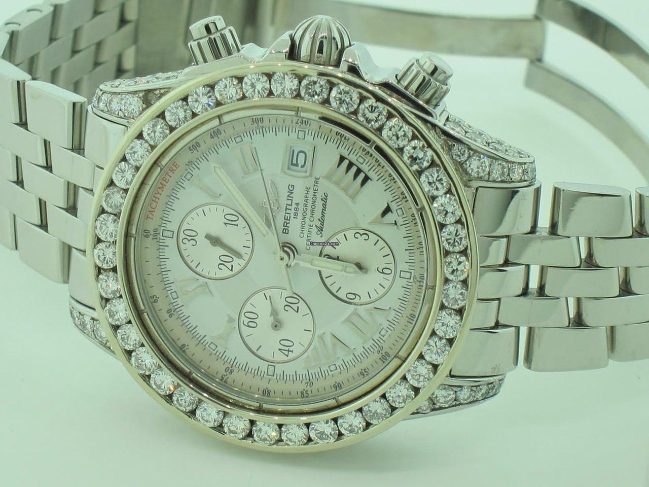 Breitling Chronomat Evolution Automatic Unisex Watch With Steel Case and Strap Authentic Luxury Timepiece