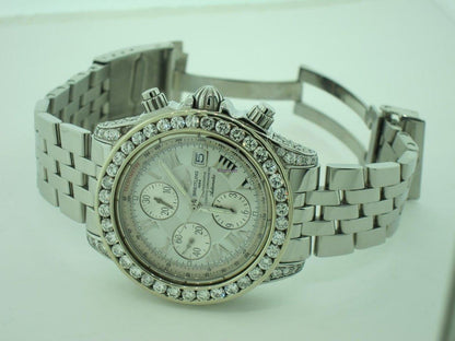 Breitling Chronomat Evolution Automatic Unisex Watch With Steel Case and Strap Authentic Luxury Timepiece