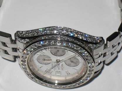 Breitling Chronomat Evolution Automatic Unisex Watch With Steel Case and Strap Authentic Luxury Timepiece