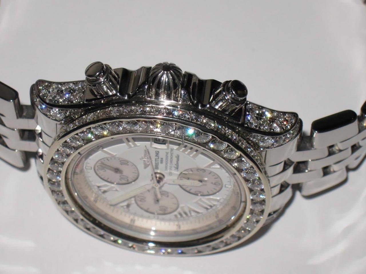 Breitling Chronomat Evolution Automatic Unisex Watch With Steel Case and Strap Authentic Luxury Timepiece