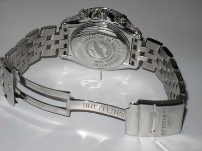 Breitling Chronomat Evolution Automatic Unisex Watch With Steel Case and Strap Authentic Luxury Timepiece