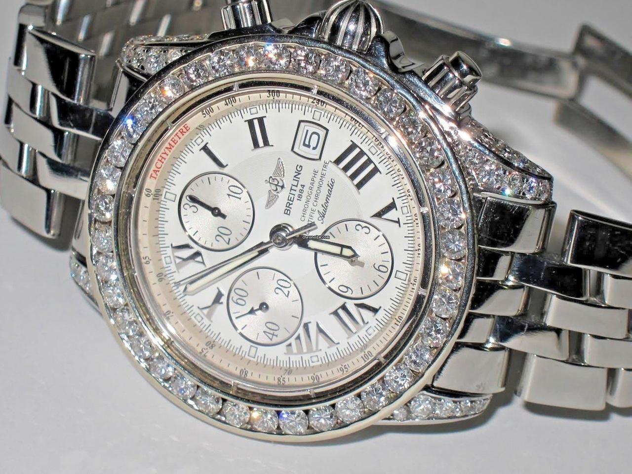 Breitling Chronomat Evolution Automatic Unisex Watch With Steel Case and Strap Authentic Luxury Timepiece