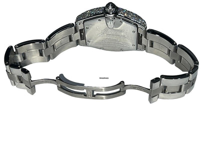 Cartier Roadster Automatic Men's Watch With Steel Case and Strap Authentic Luxury Timepiece