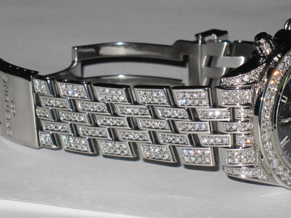 Breitling Chronomat Evolution Automatic Unisex Watch With Steel Case and Strap Authentic Luxury Timepiece