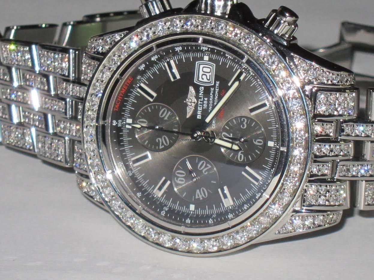 Breitling Chronomat Evolution Automatic Unisex Watch With Steel Case and Strap Authentic Luxury Timepiece