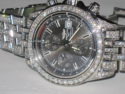 Breitling Chronomat Evolution Automatic Unisex Watch With Steel Case and Strap Authentic Luxury Timepiece