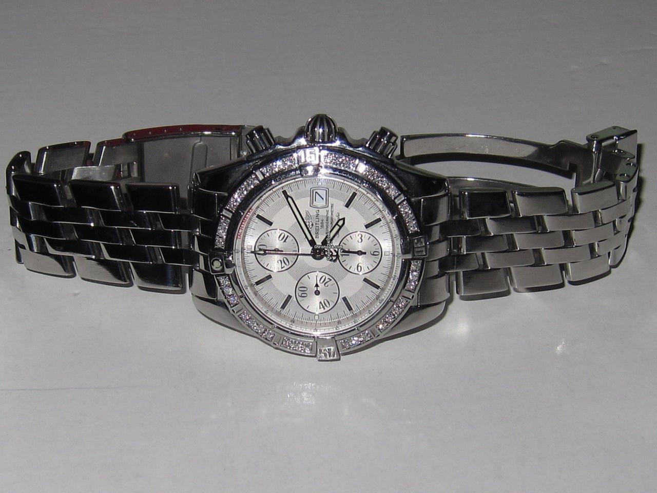 Breitling Chronomat Evolution Automatic Unisex Watch With Steel Case and Strap Authentic Luxury Timepiece