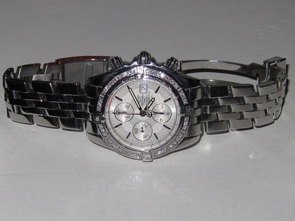 Breitling Chronomat Evolution Automatic Unisex Watch With Steel Case and Strap Authentic Luxury Timepiece