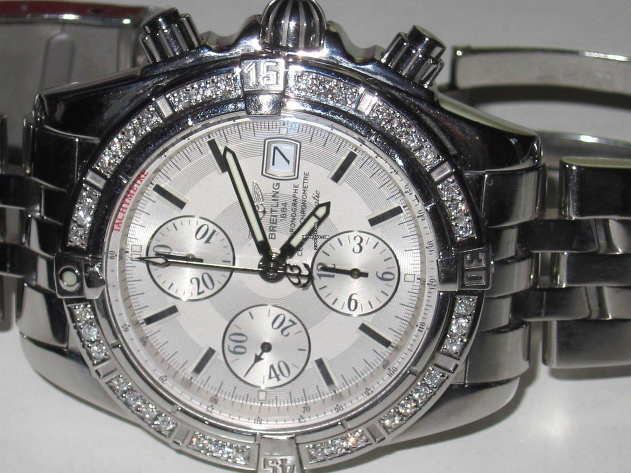Breitling Chronomat Evolution Automatic Unisex Watch With Steel Case and Strap Authentic Luxury Timepiece