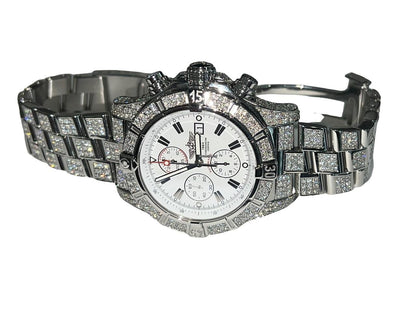 Breitling Super Avenger Automatic Unisex Watch With Steel Case and Strap Authentic Luxury Timepiece