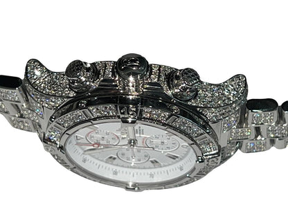 Breitling Super Avenger Automatic Unisex Watch With Steel Case and Strap Authentic Luxury Timepiece