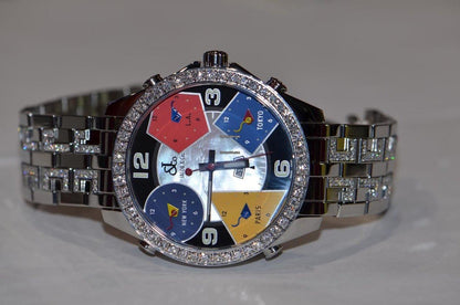 Jacob & Co. Quartz Men's Watch With Steel Case and Strap Authentic Luxury Timepiece