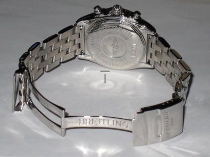 Breitling Chrono Cockpit Automatic Unisex Watch With Steel Case and Strap Authentic Luxury Timepiece