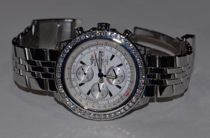 Breitling Bentley GT Automatic Unisex Watch With Steel Case and Strap Authentic Luxury Timepiece