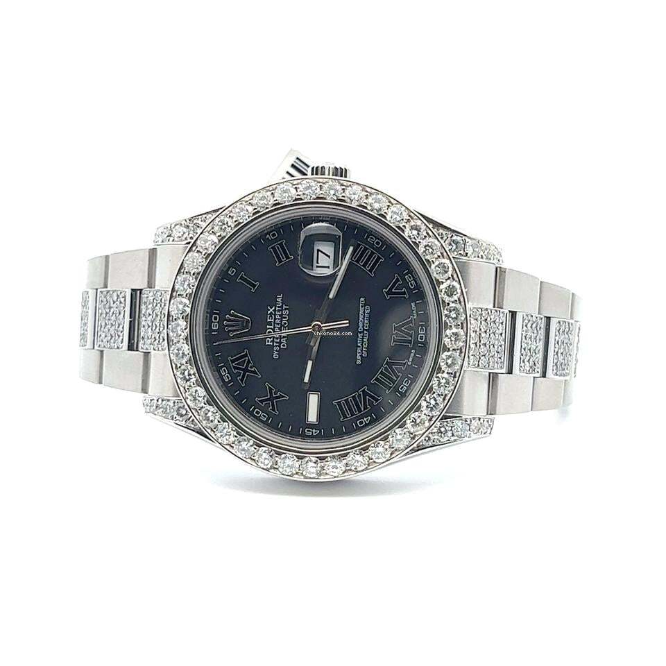 Rolex Datejust II Automatic Men's Watch With Steel Case and Strap Authentic Luxury Timepiece