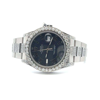 Rolex Datejust II Automatic Men's Watch With Steel Case and Strap Authentic Luxury Timepiece