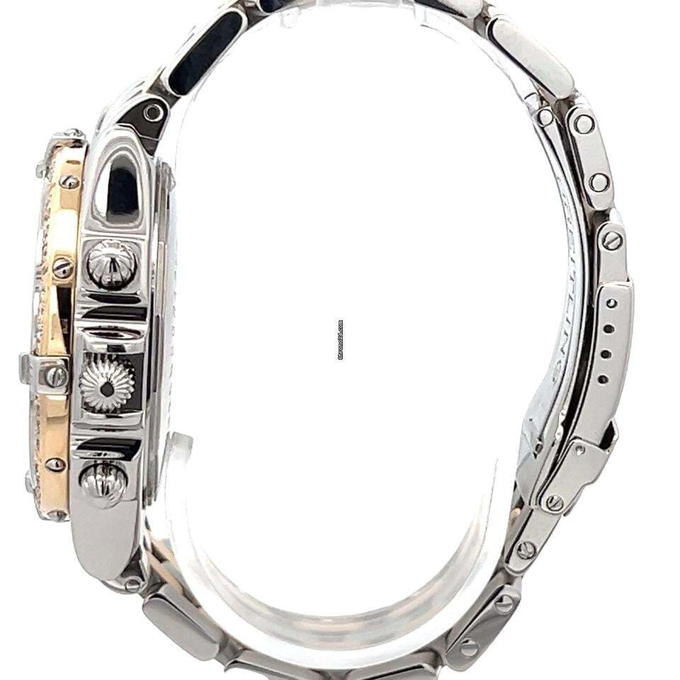 Breitling Windrider Automatic Unisex Watch Steel Case With Gold/Steel Strap Authentic Luxury Timepiece