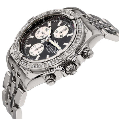 Breitling Chronomat Evolution Automatic Unisex Watch With Steel Case and Strap Authentic Luxury Timepiece