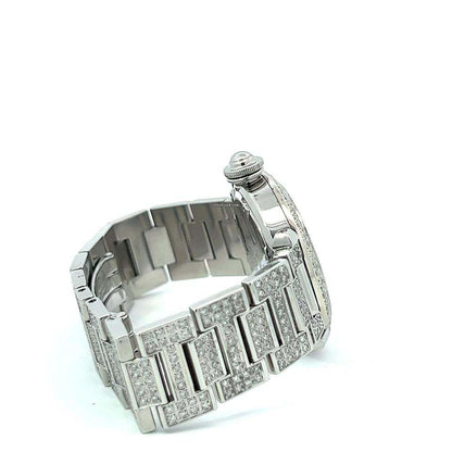 Cartier Pasha Automatic Women's Watch With Steel Case and Strap Authentic Luxury Timepiece