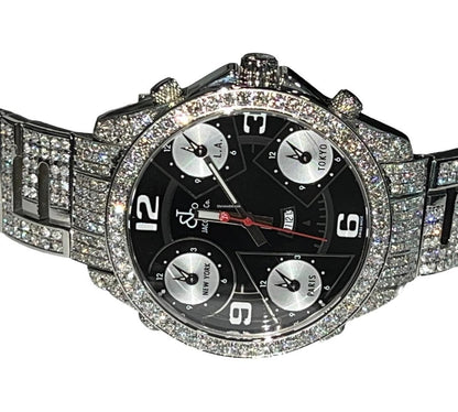 Jacob & Co. Quartz Men's Watch With Steel Case and Strap Authentic Luxury Timepiece