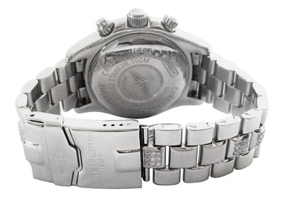 Breitling Superocean Chronograph II Automatic Unisex Watch With Steel Case and Strap Authentic Luxury Timepiece