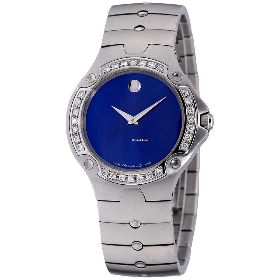 Movado Sports Edition Quartz Men's Watch With Steel Case and Strap Authentic Luxury Timepiece