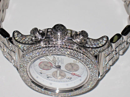 Breitling Super Avenger Automatic Unisex Watch With Steel Case and Strap Authentic Luxury Timepiece