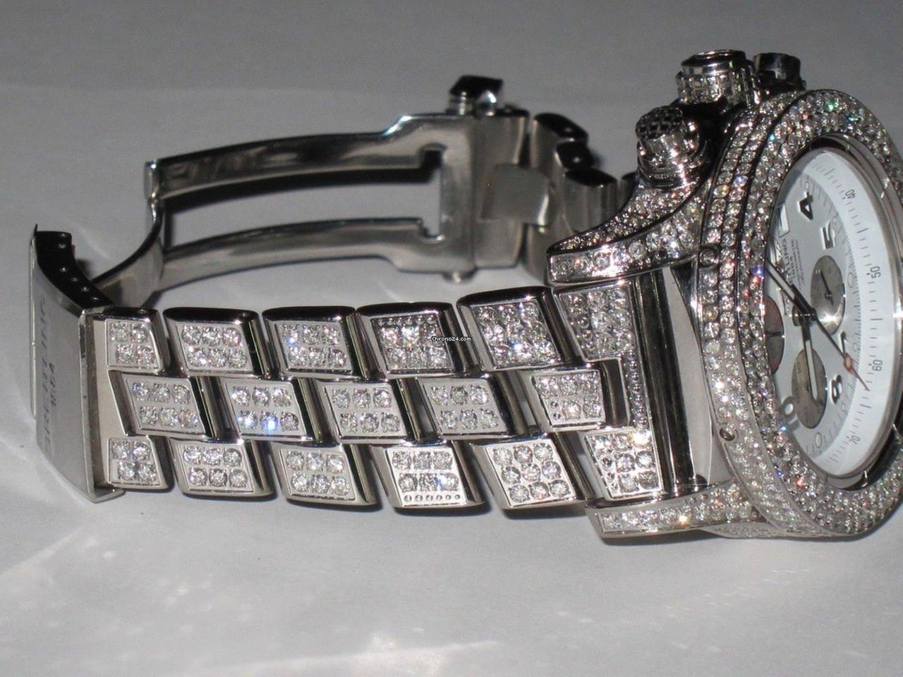 Breitling Super Avenger Automatic Unisex Watch With Steel Case and Strap Authentic Luxury Timepiece