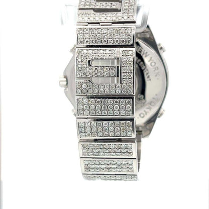 Jacob & Co. Five Time Zone Quartz Men's Watch With Steel Case and Strap Authentic Luxury Timepiece