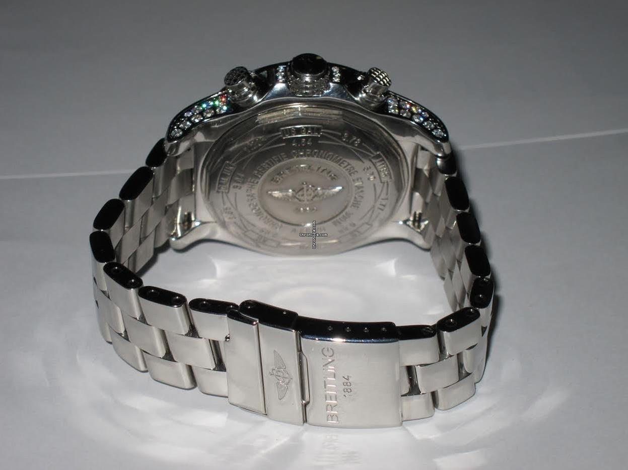 Breitling Super Avenger Automatic Unisex Watch With Steel Case and Strap Authentic Luxury Timepiece