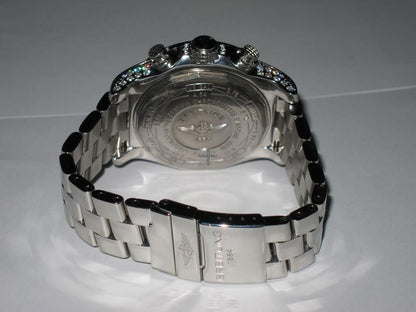 Breitling Super Avenger Automatic Unisex Watch With Steel Case and Strap Authentic Luxury Timepiece