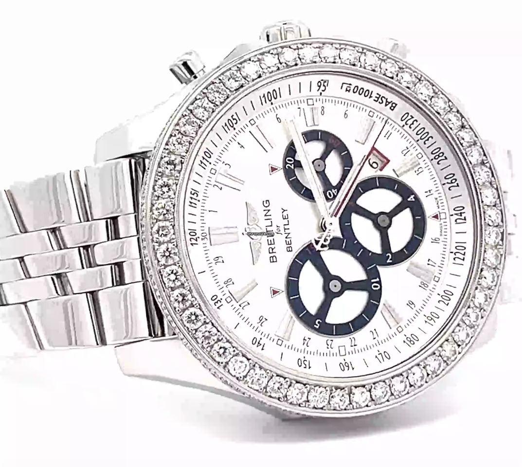 Breitling Bentley Barnato Automatic Unisex Watch With Steel Case and Strap Authentic Luxury Timepiece