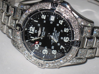 Breitling Superocean Automatic Unisex Watch With Steel Case and Strap Authentic Luxury Timepiece