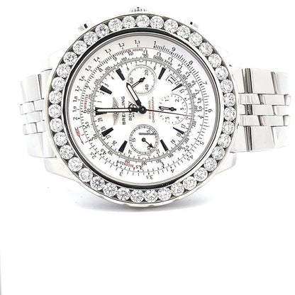 Breitling Bentley Motors Automatic Unisex Watch With Steel Case and Strap Authentic Luxury Timepiece