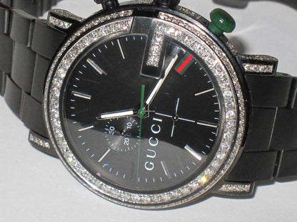 Gucci Quartz Unisex Watch With Steel Case and Strap Authentic Luxury Timepiece